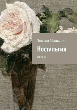 Божена Мицкевич Ностальгия. Поэзия обложка книги