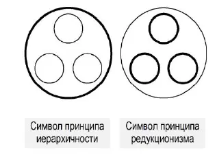 Рис 7 Символы принципов иерархичности и редукционизма Редукционный подход - фото 10