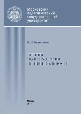 Владимир Колесников Лекции по психологии индивидуальности обложка книги