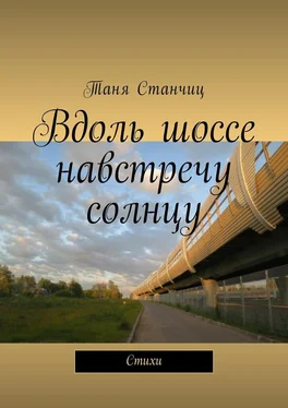 Таня Станчиц Вдоль шоссе навстречу солнцу. Стихи обложка книги