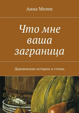 Анна Мелен Что мне ваша заграница. Деревенские истории в стихах обложка книги