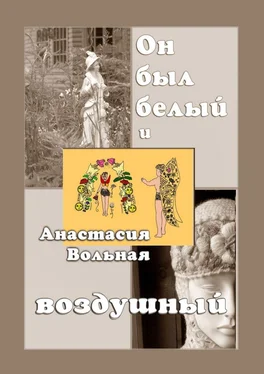 Анастасия Вольная Он был белый и воздушный обложка книги