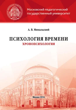 Алексей Михальский Психология времени (хронопсихология) обложка книги