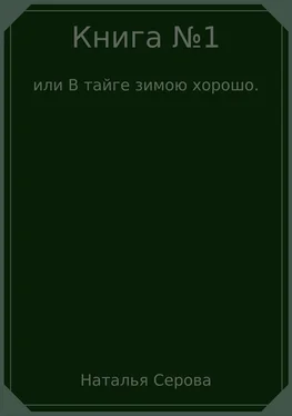 Наталья Серова Книга №1, или В тайге зимою хорошо обложка книги