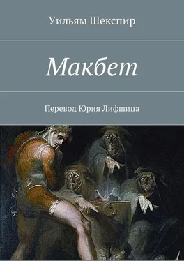 Уильям Шекспир Макбет. Перевод Юрия Лифшица обложка книги