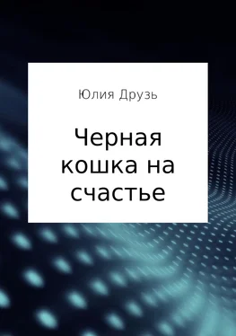 Юлия Друзь Черная кошка на счастье обложка книги