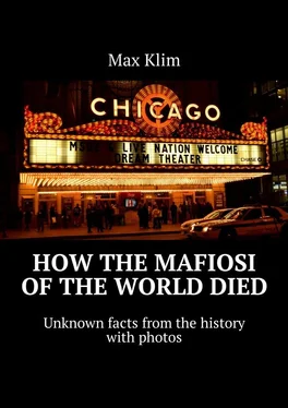 Max Klim How the Mafiosi of the World died. Unknown facts from the history with photos обложка книги