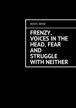 White Amur Frenzy, voices in the head, fear and struggle with neither обложка книги