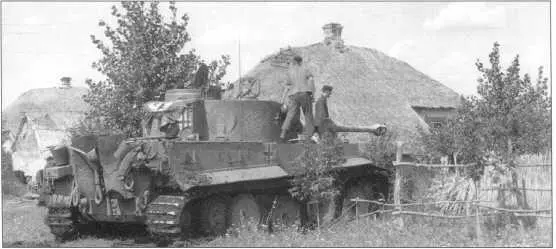 PzKpfwVIH в боях на Курской Дуге Июль 1943 года - фото 79