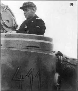 AС Танк Тигр I номер 411 Окантовка номера черная Советскогерманский - фото 181