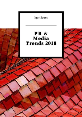 Igor Szucs PR & Media Trends 2018 обложка книги
