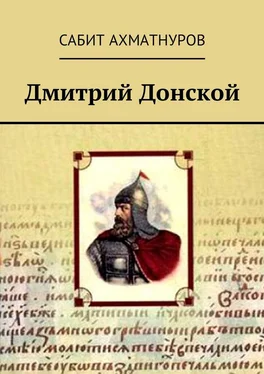 Сабит Ахматнуров Дмитрий Донской обложка книги