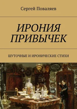 Сергей Поваляев Ирония привычек. Шуточные и иронические стихи обложка книги