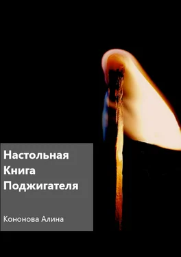 Алина Кононова Настольная книга поджигателя обложка книги