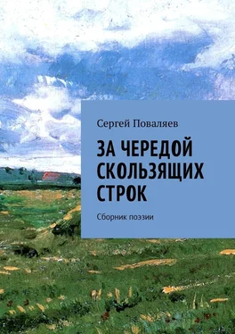 Сергей Поваляев За чередой скользящих строк. Сборник поэзии обложка книги