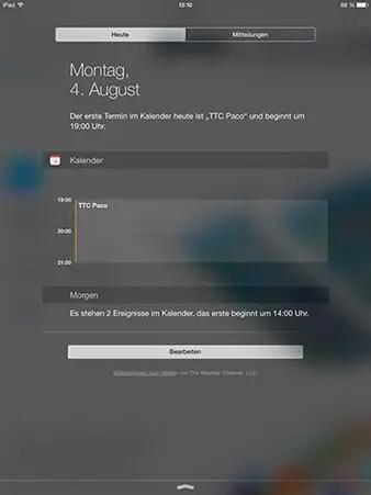 Abbildung 11 Die Mitteilungszentrale in iOS 8 Das Kontrollzentrum Egal wo - фото 4