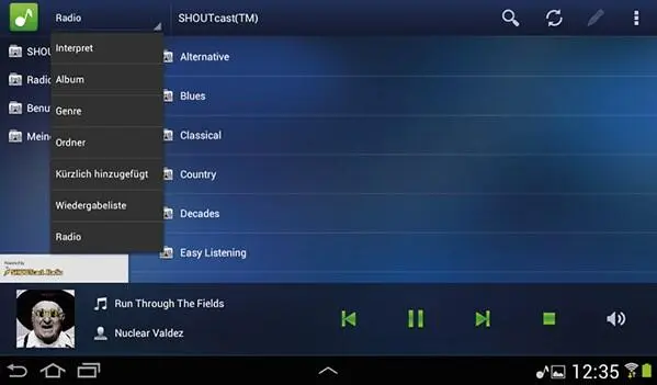 Abbildung 14 AudioApp mit Menü in der Aktionsleiste Unter Android 2x und - фото 16