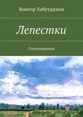 Виктор Хабутдинов Лепестки. Стихотворения обложка книги