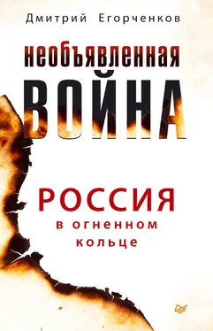 Дмитрий Егорченков Необъявленная война. Россия в огненном кольце обложка книги