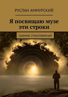 Руслан Аммурский Я посвящаю музе эти строки. Сборник стихотворений обложка книги