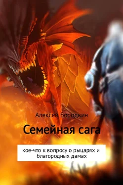 Алексей Бородкин Семейная сага обложка книги