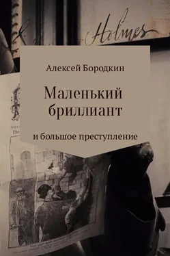 Алексей Бородкин Маленький бриллиант и большое преступление обложка книги