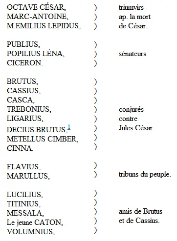 1Ce conjuré sappelait non pas Décius mais Décimus Brutus surnommé Albinus - фото 1