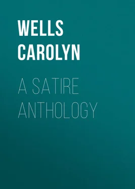 Carolyn Wells A Satire Anthology обложка книги