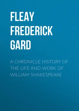 Frederick Fleay A Chronicle History of the Life and Work of William Shakespeare