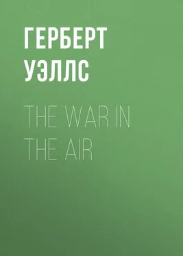 Герберт Уэллс The War in the Air обложка книги