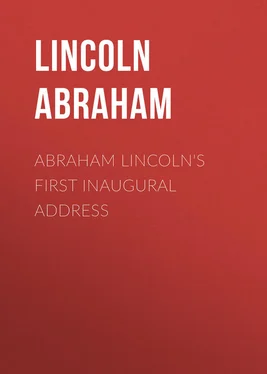 Abraham Lincoln Abraham Lincoln's First Inaugural Address обложка книги