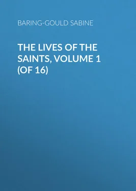 Sabine Baring-Gould The Lives of the Saints, Volume 1 (of 16) обложка книги