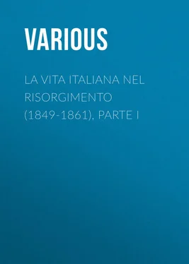 Various La vita Italiana nel Risorgimento (1849-1861), parte I