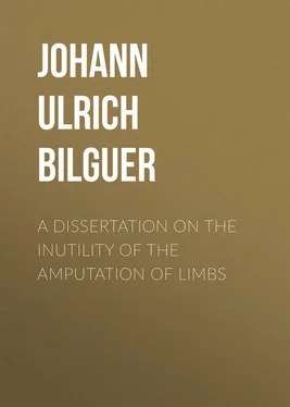 Johann Bilguer A dissertation on the inutility of the amputation of limbs обложка книги