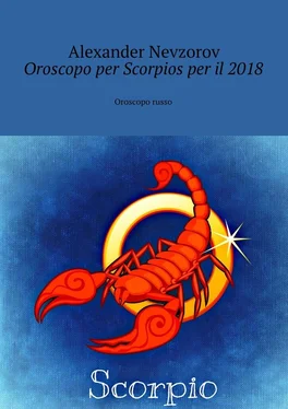 Alexander Nevzorov Oroscopo per Scorpios per il 2018. Oroscopo russo