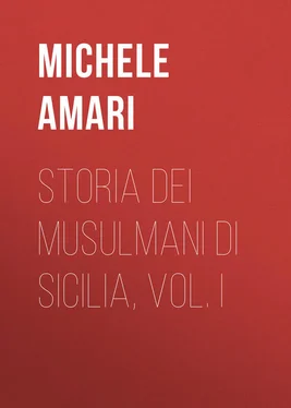 Michele Amari Storia dei musulmani di Sicilia, vol. I обложка книги