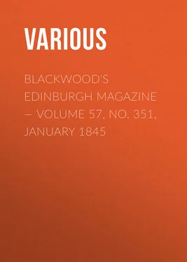 Various Blackwood's Edinburgh Magazine — Volume 57, No. 351, January 1845 обложка книги