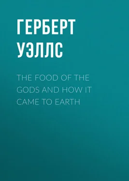 Герберт Уэллс The Food of the Gods and How It Came to Earth обложка книги