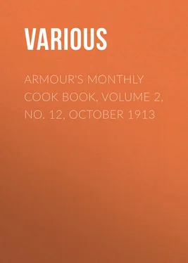 Various Armour's Monthly Cook Book, Volume 2, No. 12, October 1913 обложка книги