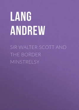 Andrew Lang Sir Walter Scott and the Border Minstrelsy обложка книги