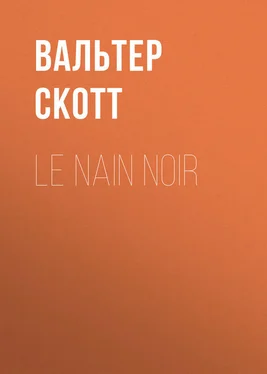 Вальтер Скотт Le nain noir обложка книги