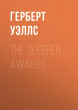 Герберт Уэллс The Sleeper Awakes обложка книги