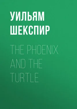 Уильям Шекспир The Phoenix and the Turtle обложка книги