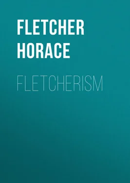 Horace Fletcher Fletcherism обложка книги