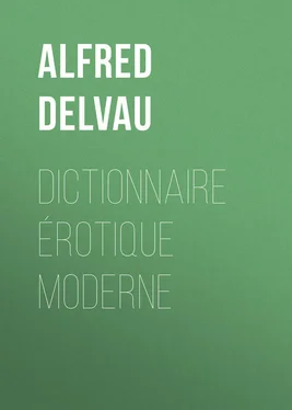 Alfred Delvau Dictionnaire érotique moderne обложка книги