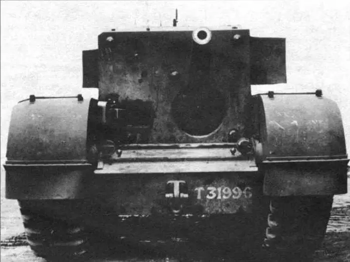 САУ 3 inch Gun Carrier Вид спереди Третий прототип танка А43 Черный - фото 15