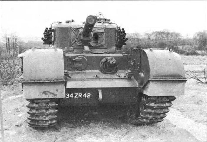 Инженерный танк Черчилль AVRE послевоенного образца Послевоенный период С - фото 59