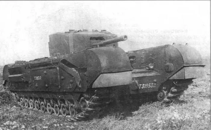 Пехотный танк Черчилль III во время испытаний на НИБТПолигоне Сентябрь 1942 - фото 60