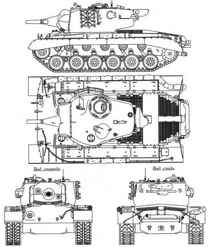 M45 Одна из машин имевшая индекс Т29ЕЗ была оборудована стереоскопическим - фото 16