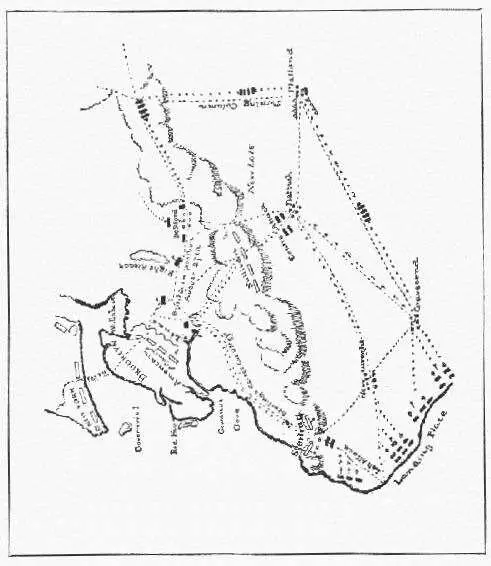 BATTLE OF LONG ISLAND Battle of Long Island Both columns then advanced to the - фото 1